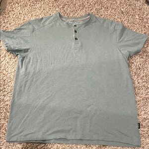 Kenneth Cole Men's Sky Blue Short Sleeve Henley